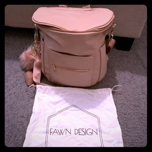 Fawn Design full size blush diaper bag